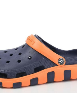 Крокси чоловічі ЕВА сині/помаранчеві Luck line чоловічі ЕВА , крокси сланці чоловічі