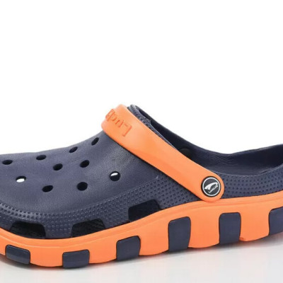 Крокси чоловічі ЕВА сині/помаранчеві Luck line чоловічі ЕВА , крокси сланці чоловічі