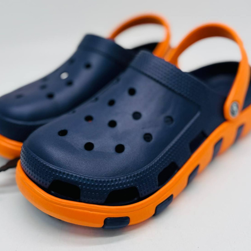 Крокси чоловічі ЕВА сині/помаранчеві Luck line чоловічі ЕВА , крокси сланці чоловічі