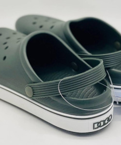 Кроксы сланцы DAGO колір хакі, шлёпанцы мужские, крокси чоловічі