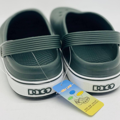 Кроксы сланцы DAGO колір хакі, шлёпанцы мужские, крокси чоловічі