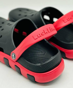 Крокси чоловічі чорні Luckline ЄВА кроксы мужские пенка , стильные кроксы мужские