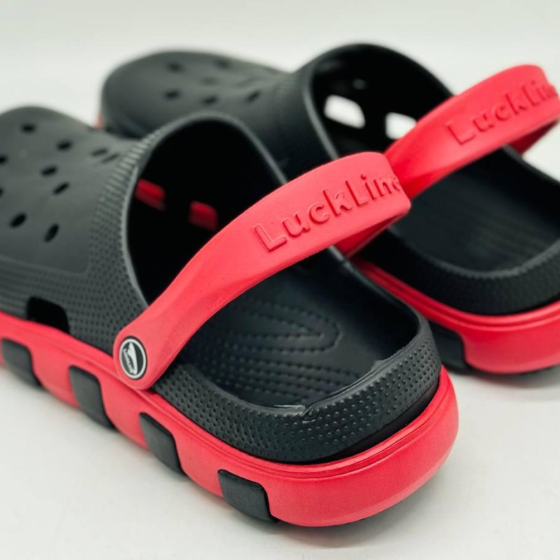 Крокси чоловічі чорні Luckline ЄВА кроксы мужские пенка , стильные кроксы мужские