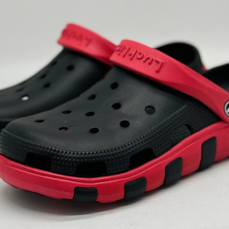 Крокси чоловічі чорні Luckline ЄВА кроксы мужские пенка , стильные кроксы мужские