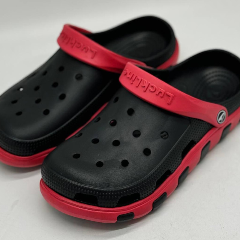 Крокси чоловічі чорні Luckline ЄВА кроксы мужские пенка , стильные кроксы мужские