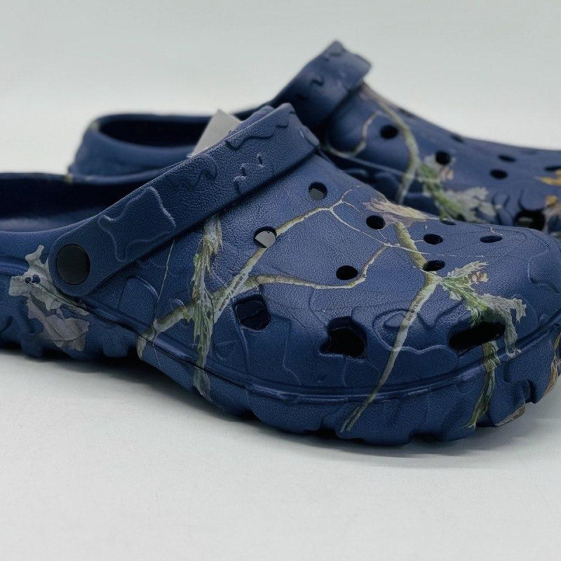 Кроксы чоловічі сині сланцы РИБАЦЮГА Q12-5, шлёпанцы мужские, крокси чоловічі traveler