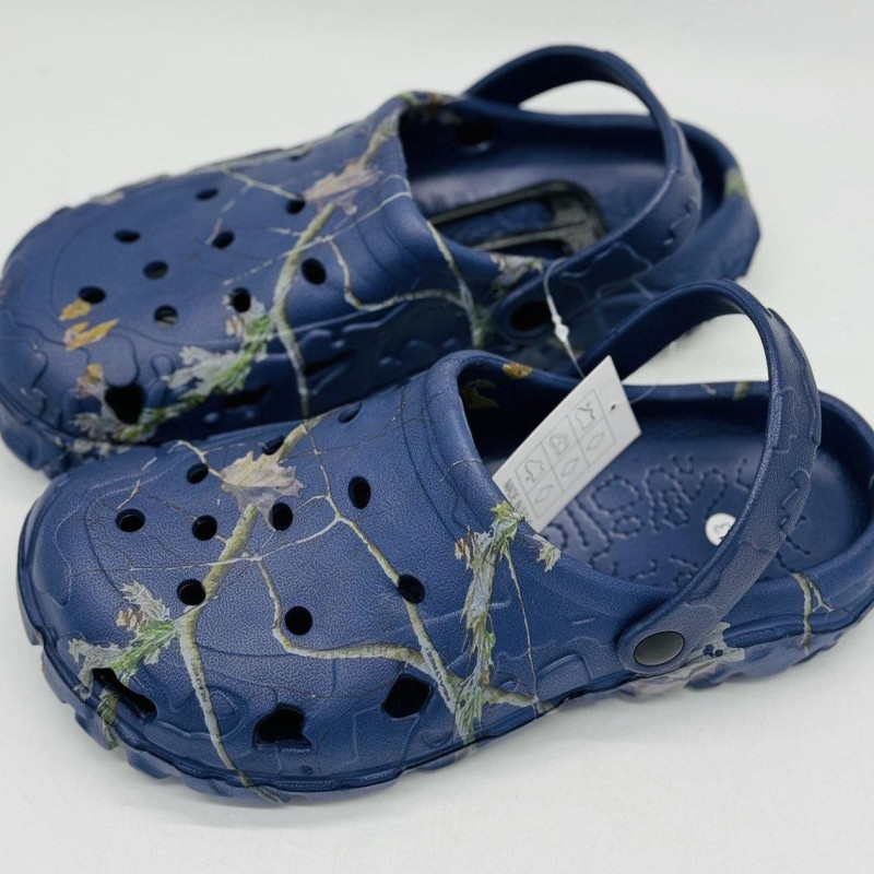 Кроксы чоловічі сині сланцы РИБАЦЮГА Q12-5, шлёпанцы мужские, крокси чоловічі traveler