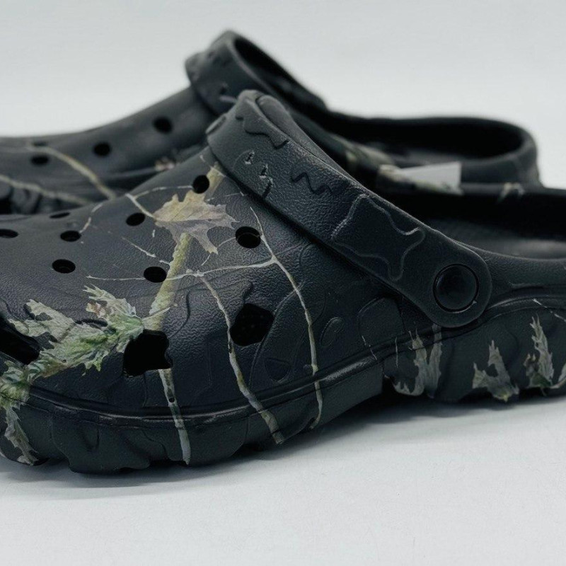 Кроксы чоловічі  колір чорний сланцы РИБАЦЮГА Q12-2  шлёпанцы мужские, крокси чоловічі traveler