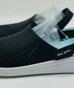 Крокси чоловічі  Luck line сині крокси чоловічі сині сілікон  , стильные кроксы мужские сині, подошва пвх