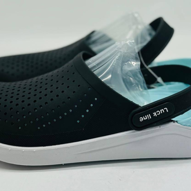 Крокси чоловічі  Luck line сині крокси чоловічі сині сілікон  , стильные кроксы мужские сині, подошва пвх