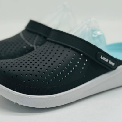 Крокси чоловічі  Luck line сині крокси чоловічі сині сілікон  , стильные кроксы мужские сині, подошва пвх