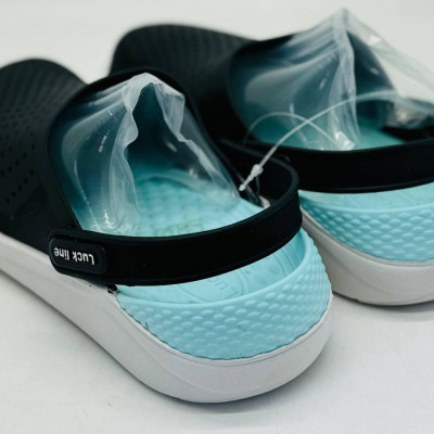 Крокси чоловічі  Luck line сині крокси чоловічі сині сілікон  , стильные кроксы мужские сині, подошва пвх