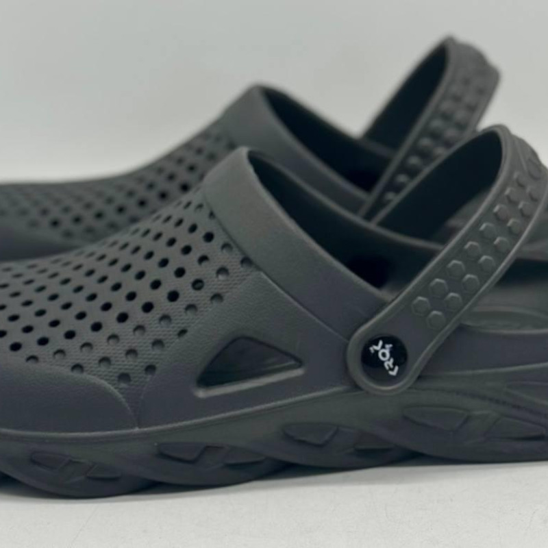 Крокси чоловічі ЄВА KROK, кроксы мужские ЄВА,  НОВИНКА 2024 колір сірий