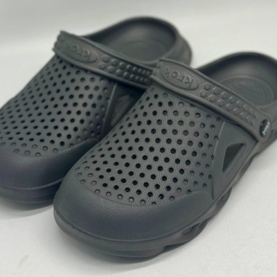 Крокси чоловічі ЄВА KROK, кроксы мужские ЄВА,  НОВИНКА 2024 колір сірий