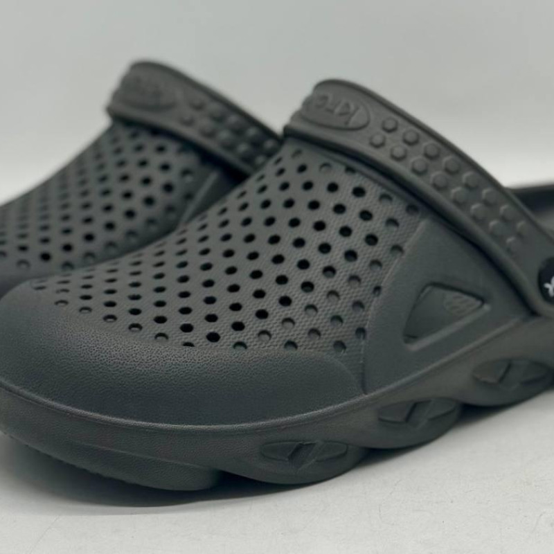 Крокси чоловічі ЄВА KROK, кроксы мужские ЄВА,  НОВИНКА 2024 колір сірий