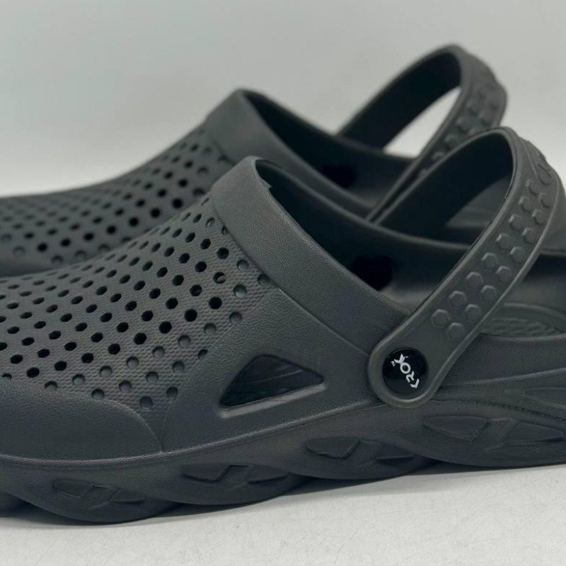 Крокси чоловічі ЄВА KROK, кроксы мужские ЄВА,  НОВИНКА 2024 колір сірий