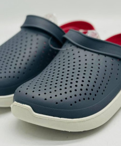 Крокси чоловічі сірі Luck line  крокси мужские силикон  , стильные кроксы мужские, подошва пвх