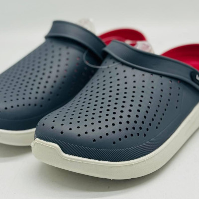 Крокси чоловічі сірі Luck line  крокси мужские силикон  , стильные кроксы мужские, подошва пвх