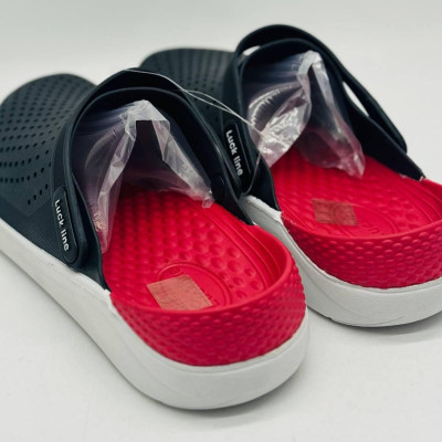 Крокси чоловічі чорні Luck line крокси чоловічі  стильні , підошва ПВХ/силікон