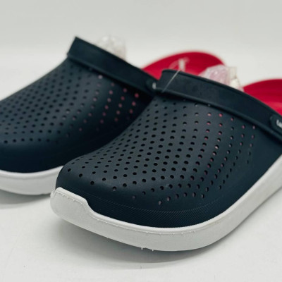 Крокси чоловічі чорні Luck line крокси чоловічі  стильні , підошва ПВХ/силікон