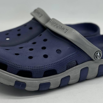 Крокси чоловічі  ЕВА сині / сірі Luck line мужские ЕВА , крокси сланці чоловічі 3022-502