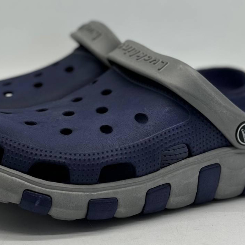 Крокси чоловічі  ЕВА сині / сірі Luck line мужские ЕВА , крокси сланці чоловічі 3022-502