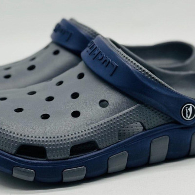 Крокси ЕВА сіро/сині Luck line мужские ЕВА , крокси сланци чоловічі 3022-502