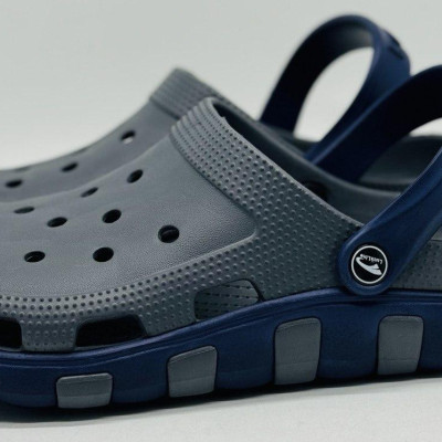 Крокси ЕВА сіро/сині Luck line мужские ЕВА , крокси сланци чоловічі 3022-502