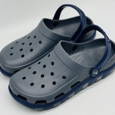 Крокси ЕВА сіро/сині Luck line мужские ЕВА , крокси сланци чоловічі 3022-502