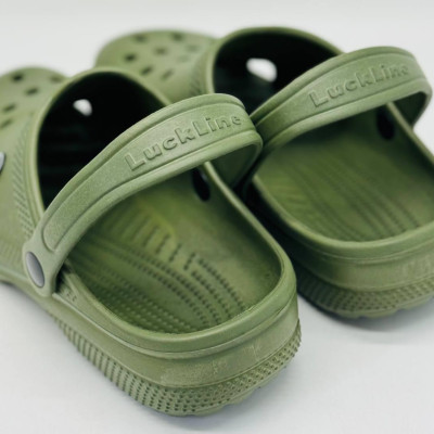 Крокси чоловічої Luckline ЄВА олива крокси чоловічі пінка, стильні крокси чоловічі Оливи (т.зелений)