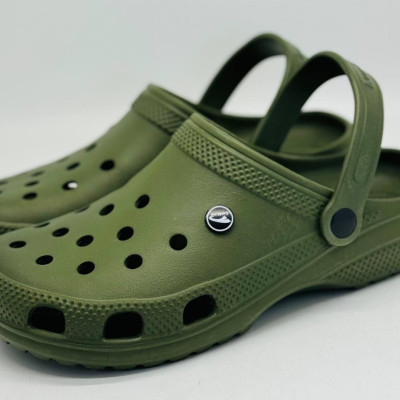 Крокси чоловічої Luckline ЄВА олива крокси чоловічі пінка, стильні крокси чоловічі Оливи (т.зелений)