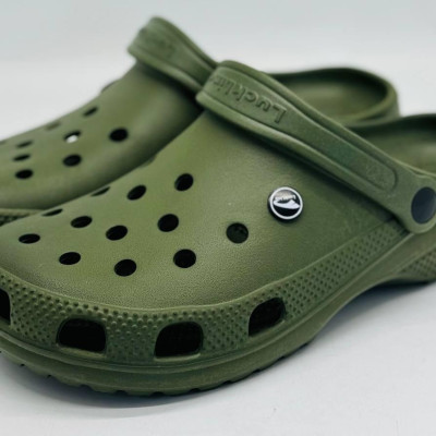 Крокси чоловічої Luckline ЄВА олива крокси чоловічі пінка, стильні крокси чоловічі Оливи (т.зелений)