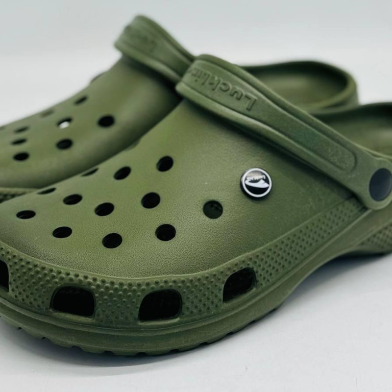 Крокси чоловічої Luckline ЄВА олива крокси чоловічі пінка, стильні крокси чоловічі Оливи (т.зелений)