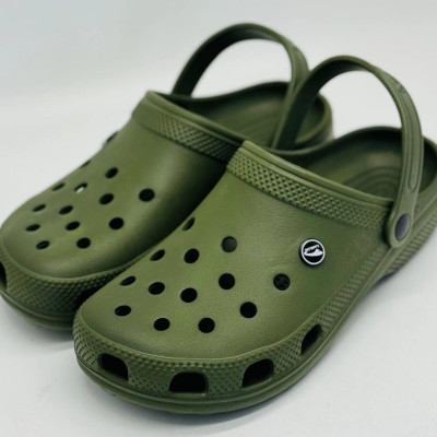 Крокси чоловічої Luckline ЄВА олива крокси чоловічі пінка, стильні крокси чоловічі Оливи (т.зелений)