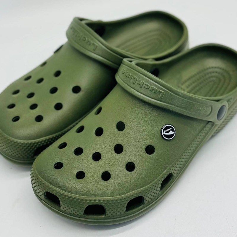 Крокси чоловічої Luckline ЄВА олива крокси чоловічі пінка, стильні крокси чоловічі Оливи (т.зелений)