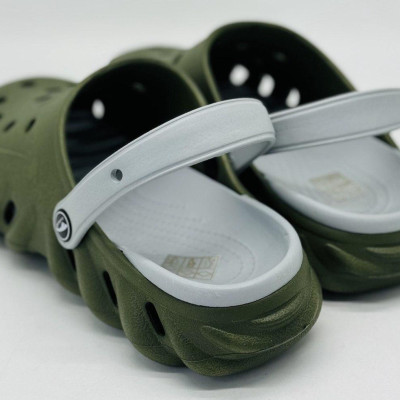 Крокси чоловічої Luckline 419 ЄВА крокси чоловічі пінка, стильні крокси чоловічі олива