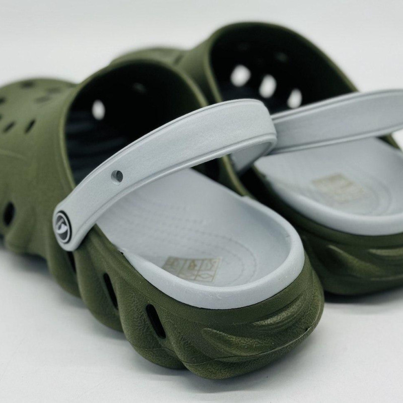 Крокси чоловічої Luckline 419 ЄВА крокси чоловічі пінка, стильні крокси чоловічі олива