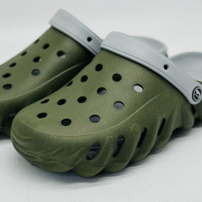 Крокси чоловічої Luckline 419 ЄВА крокси чоловічі пінка, стильні крокси чоловічі олива