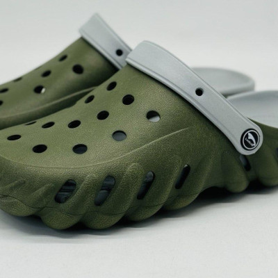 Крокси чоловічої Luckline 419 ЄВА крокси чоловічі пінка, стильні крокси чоловічі олива