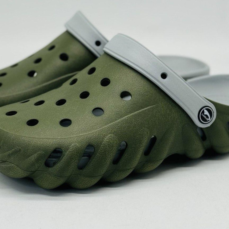 Крокси чоловічої Luckline 419 ЄВА крокси чоловічі пінка, стильні крокси чоловічі олива