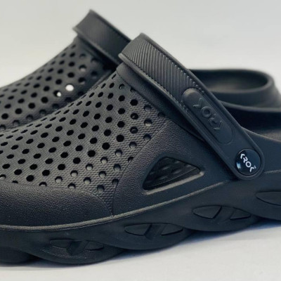 Крокси чоловічі ЄВА KROK, крокси чоловічі ЄВА, НОВИНКА 2024 колір чорний