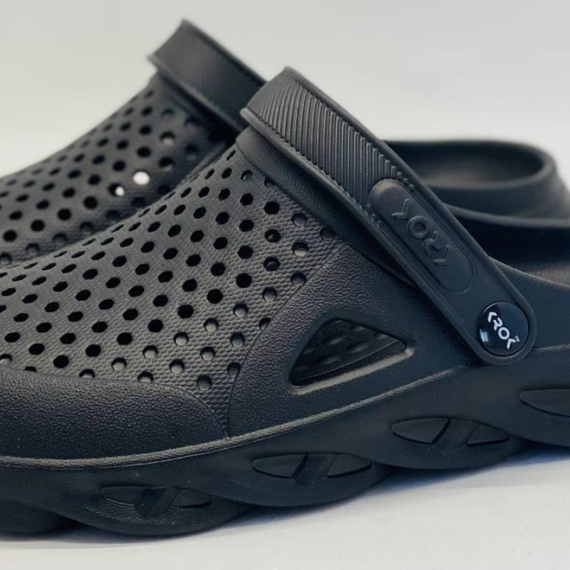 Крокси чоловічі ЄВА KROK, крокси чоловічі ЄВА, НОВИНКА 2024 колір чорний