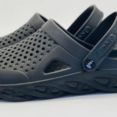 Крокси чоловічі ЄВА KROK, крокси чоловічі ЄВА, НОВИНКА 2024 колір чорний