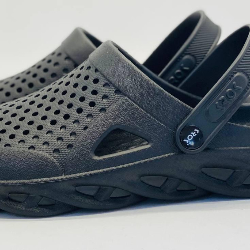 Крокси чоловічі ЄВА KROK, крокси чоловічі ЄВА, НОВИНКА 2024 колір чорний