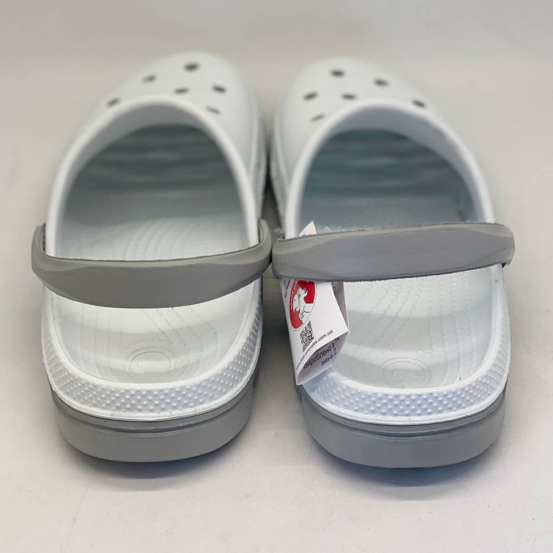 Кроксы мужские Jose Amorales, кроксы сланцы, кроксы чоловічі білі