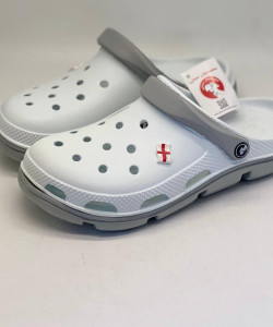 Кроксы мужские Jose Amorales, кроксы сланцы, кроксы чоловічі білі