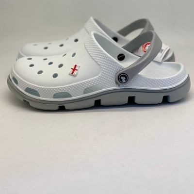 Кроксы мужские Jose Amorales, кроксы сланцы, кроксы чоловічі білі