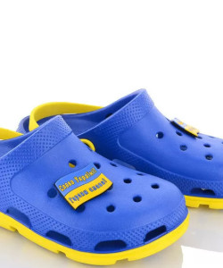 Крокси чоловічі Jose Amorales, крокси сланці, крокси патріотичні з лого СЛАВА УКРАЇНІ ГЕРОЯМ СЛАВА!