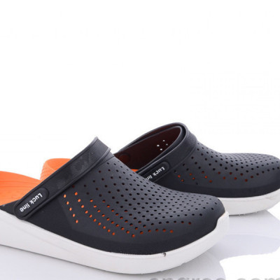 Крокси чоловічої Luck line кроксі чоловічі силікон, стильні крокси чоловічі, підошва ПВХ