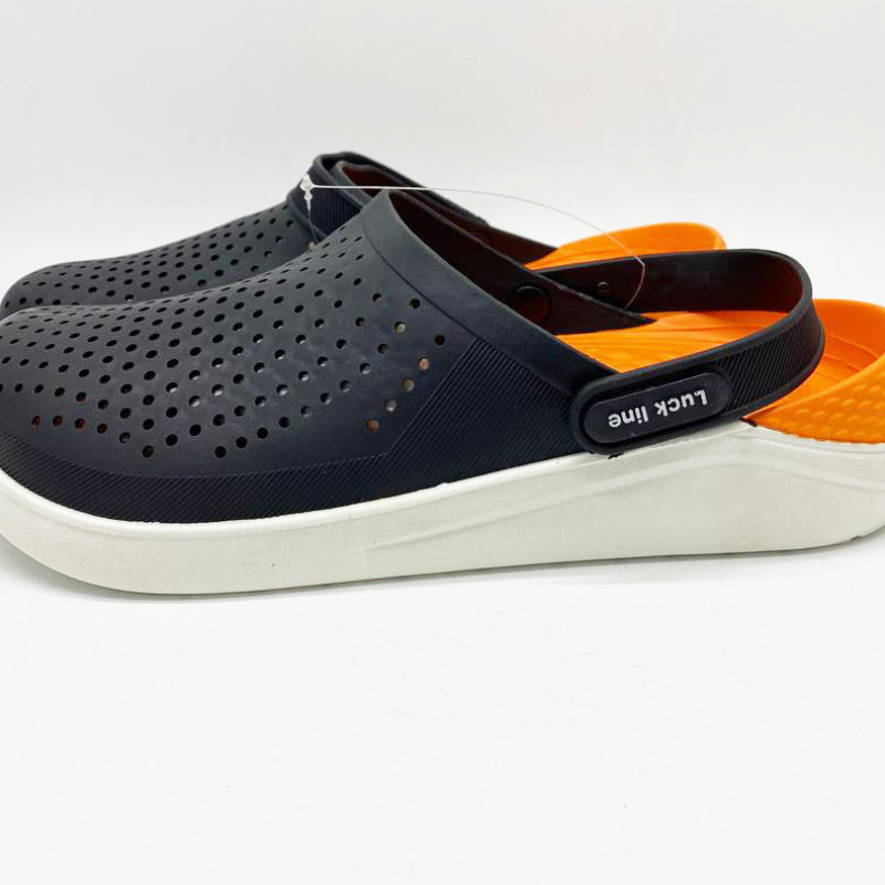 Крокси чоловічої Luck line кроксі чоловічі силікон, стильні крокси чоловічі, підошва ПВХ